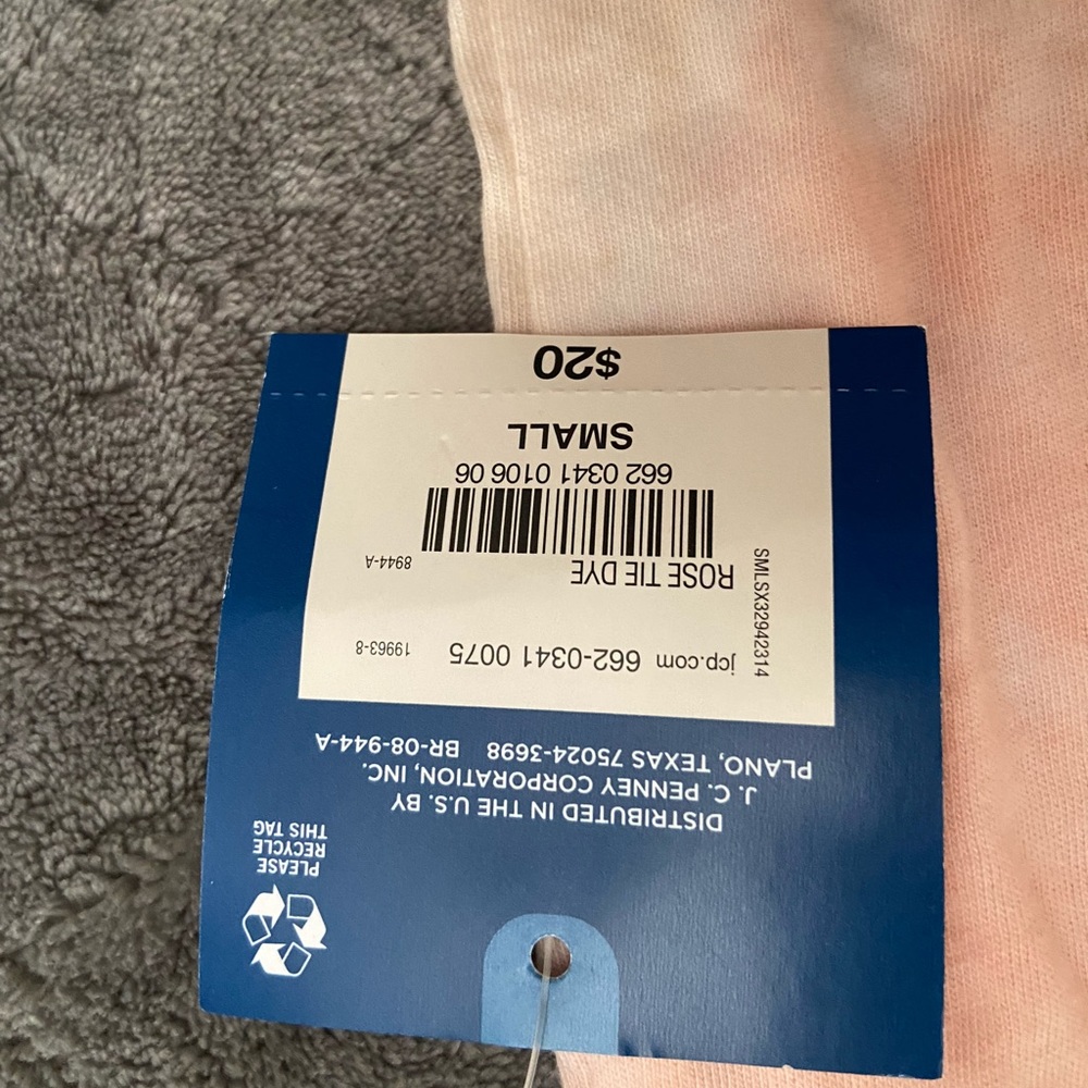 Pink and white tee shirt!